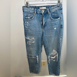 Light blue ripped denim Garage jeans, size 7